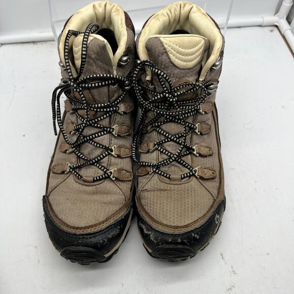 Oboz Boots Womens 8 Juniper Mid Bdry Waterproof WP Hiking Trail Shoes - Picture 4 of 10
